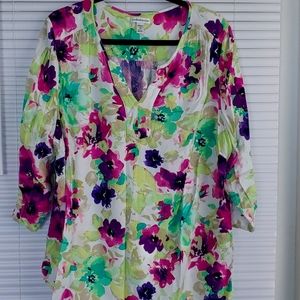 Croft & Barrow flower top